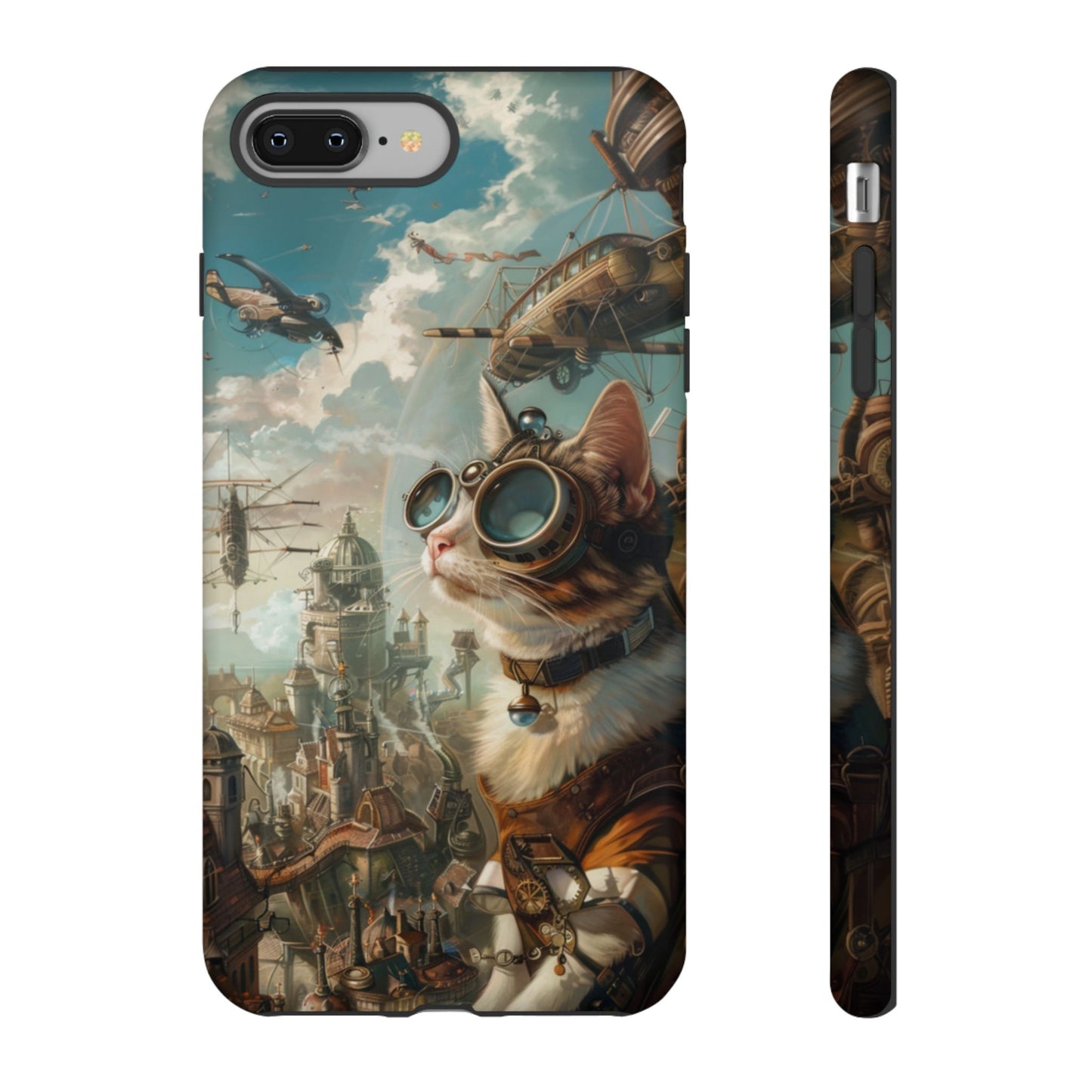 Steampunk Aviator Cat - Tough iPhone Case