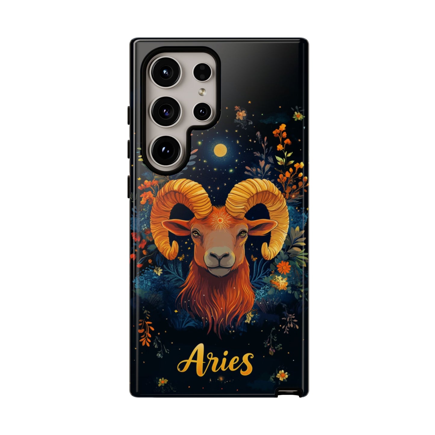 Aries Celestial Bloom Phone Case – iPhone, Google Pixel, Samsung Galaxy