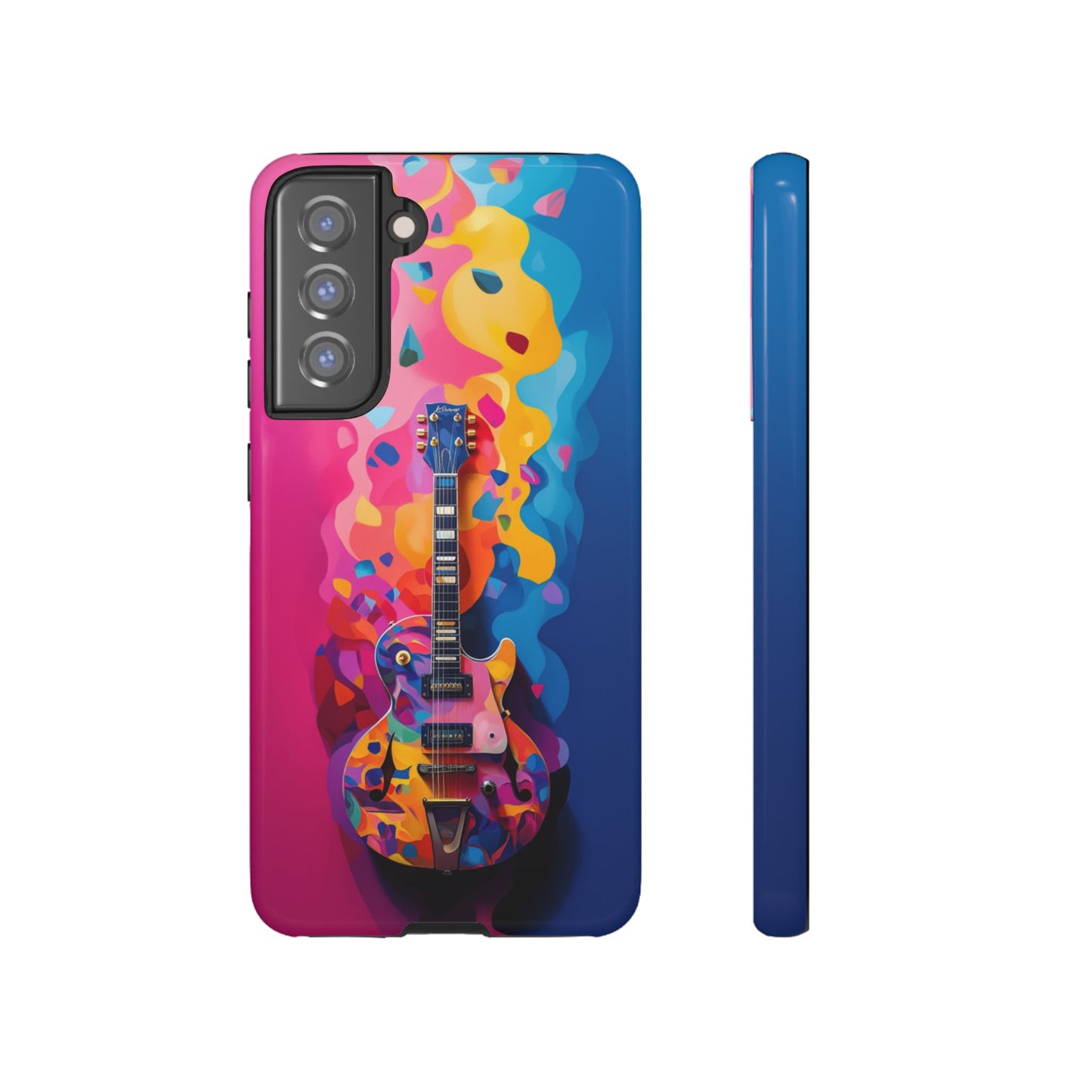 Vibrant Abstract Guitar Phone Case - iPhone, Google Pixel, Samsung Galaxy