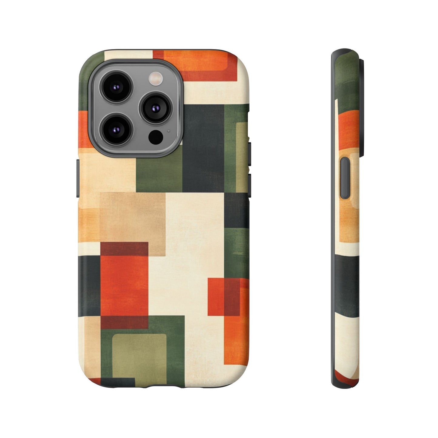 Mid-Century Modern Geometric Pattern Phone Case - iPhone, Google Pixel, Samsung Galaxy