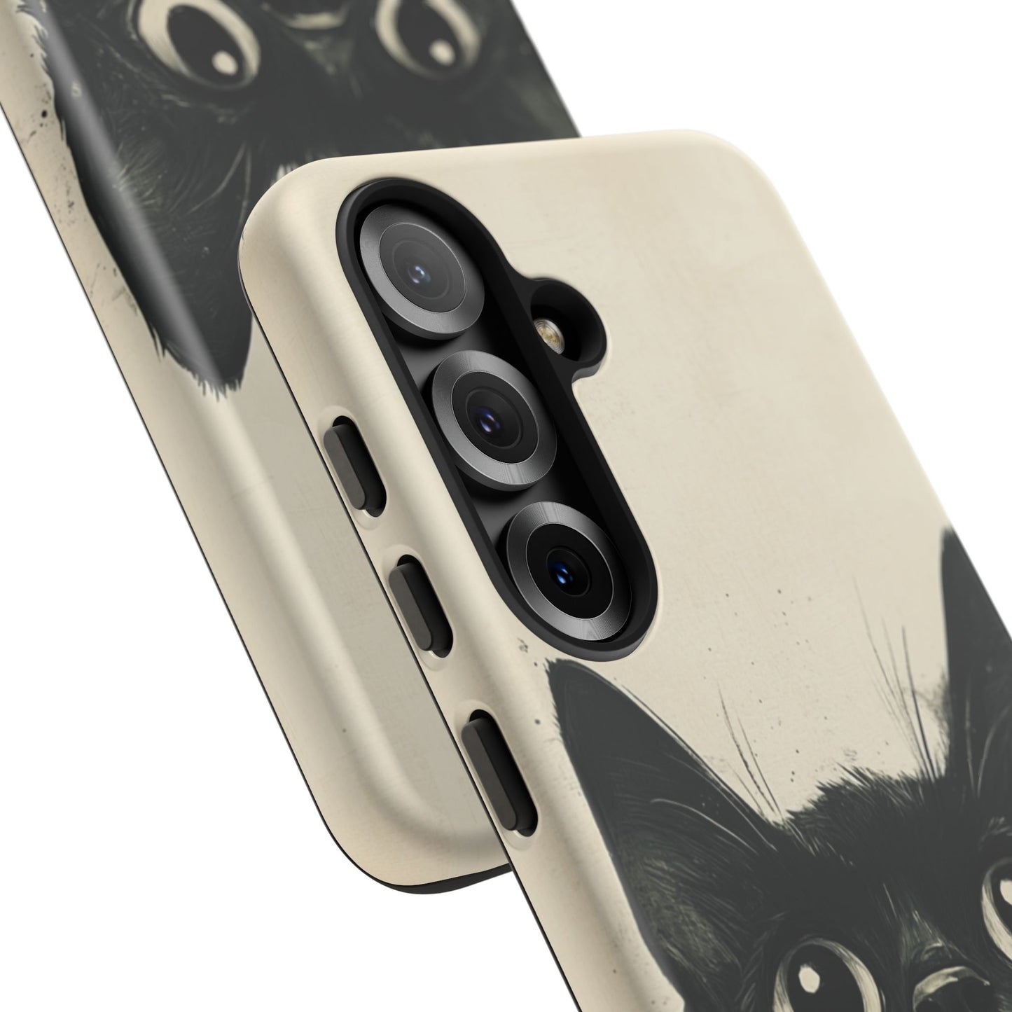 Black Cat Ink Sketch - Tough Samsung Galaxy Case
