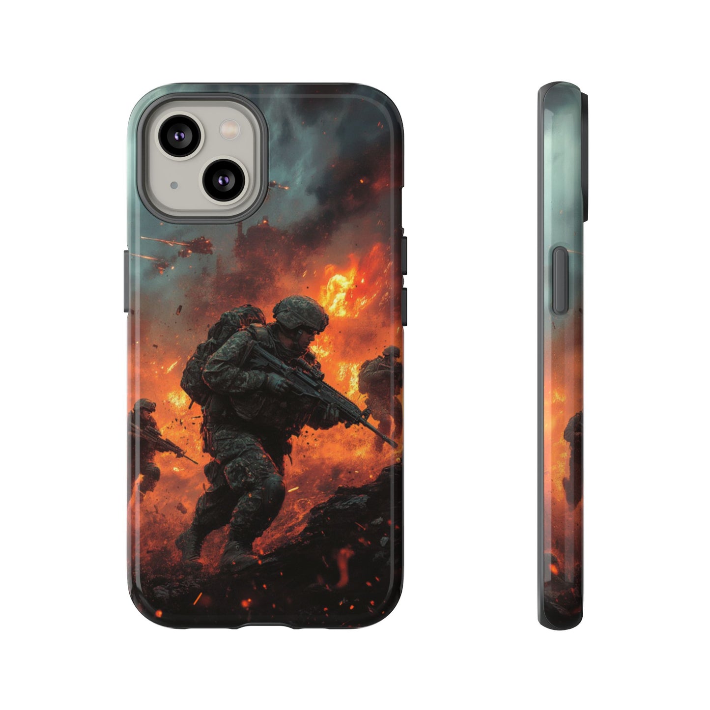 Epic Battlefield Soldier Phone Case - iPhone, Google Pixel, Samsung Galaxy