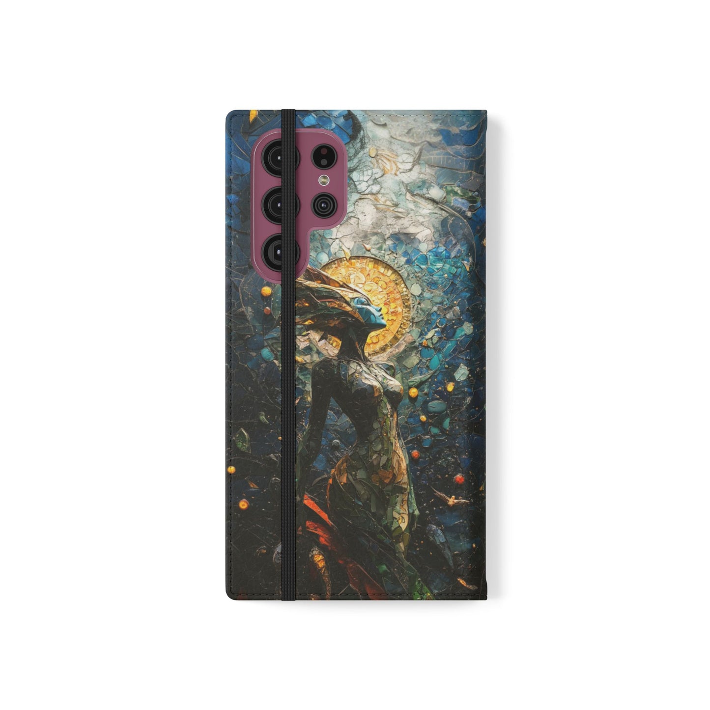 Stained Glass Goddess - Wallet Flip Case