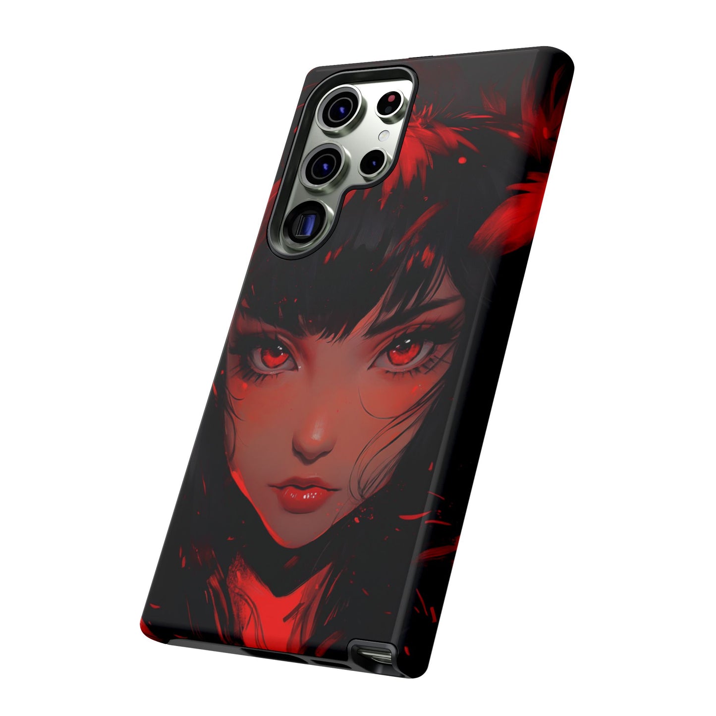 Fiery Gaze Anime Phone Case – iPhone, Google Pixel, Samsung Galaxy