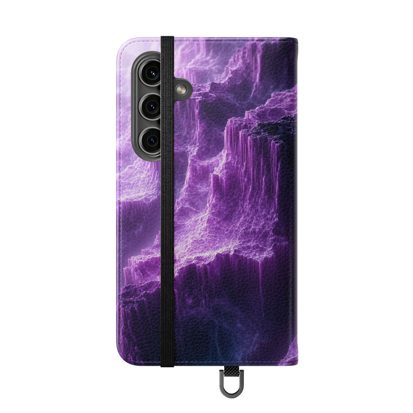 Purple Crystal Canyon - Wallet Flip Case