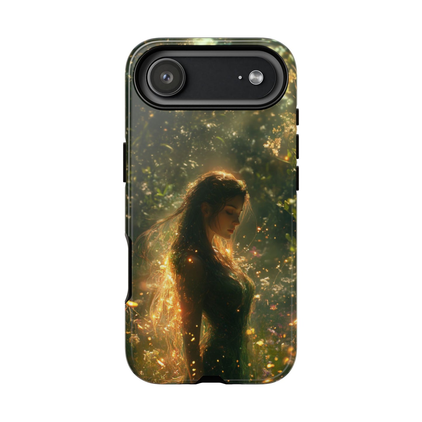 Forest Goddess Golden Light Meadow - Tough iPhone Case