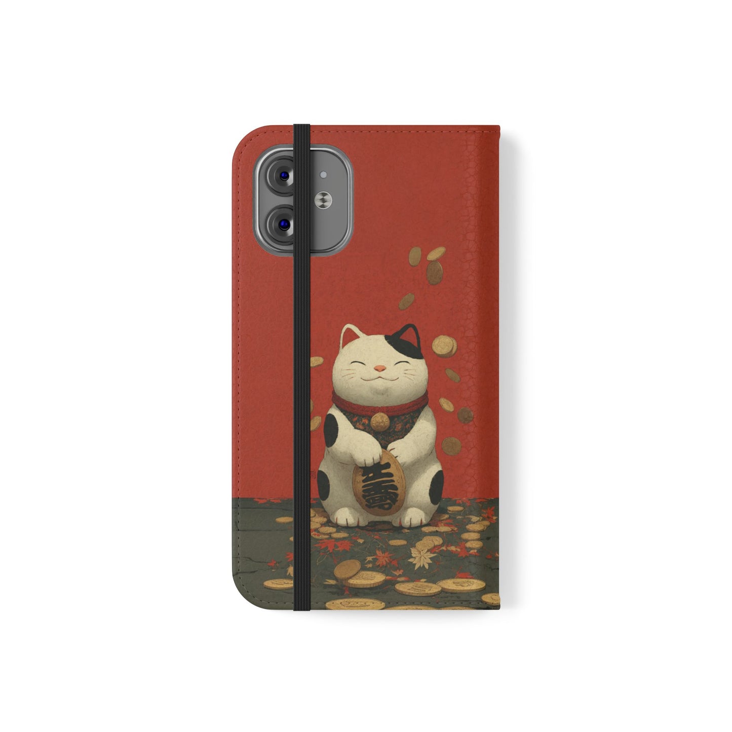 Lucky Cat - Wallet Flip Case