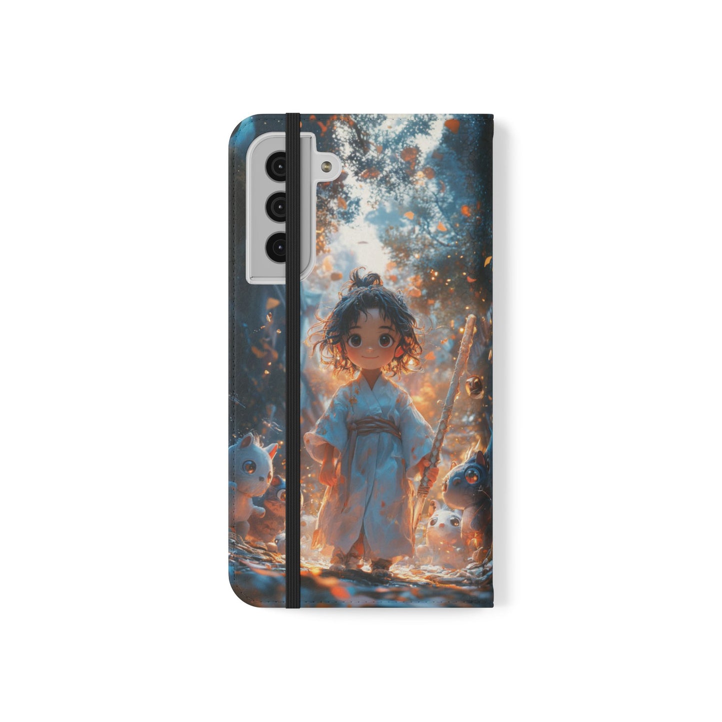 Forest Spirit Child - Wallet Flip Case