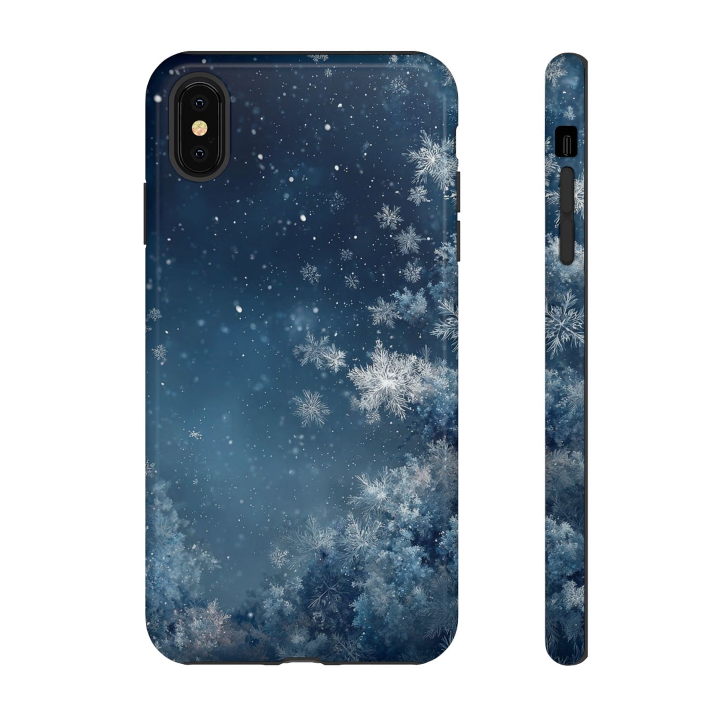 Winter Snowflakes - Tough iPhone Case