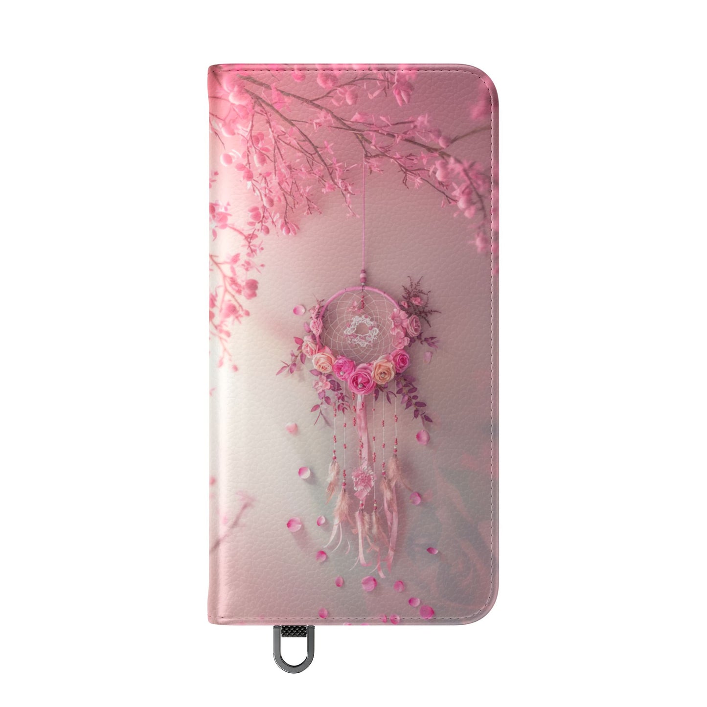 Pink Rose Dreamcatcher - Wallet Flip Case