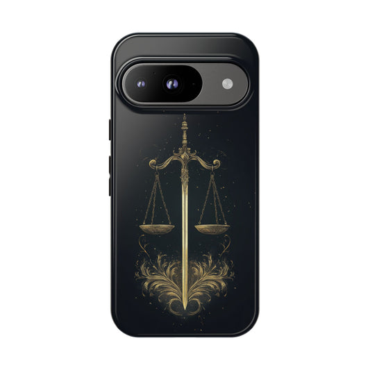 Libra Gilded Balance – Tough Google Pixel Case