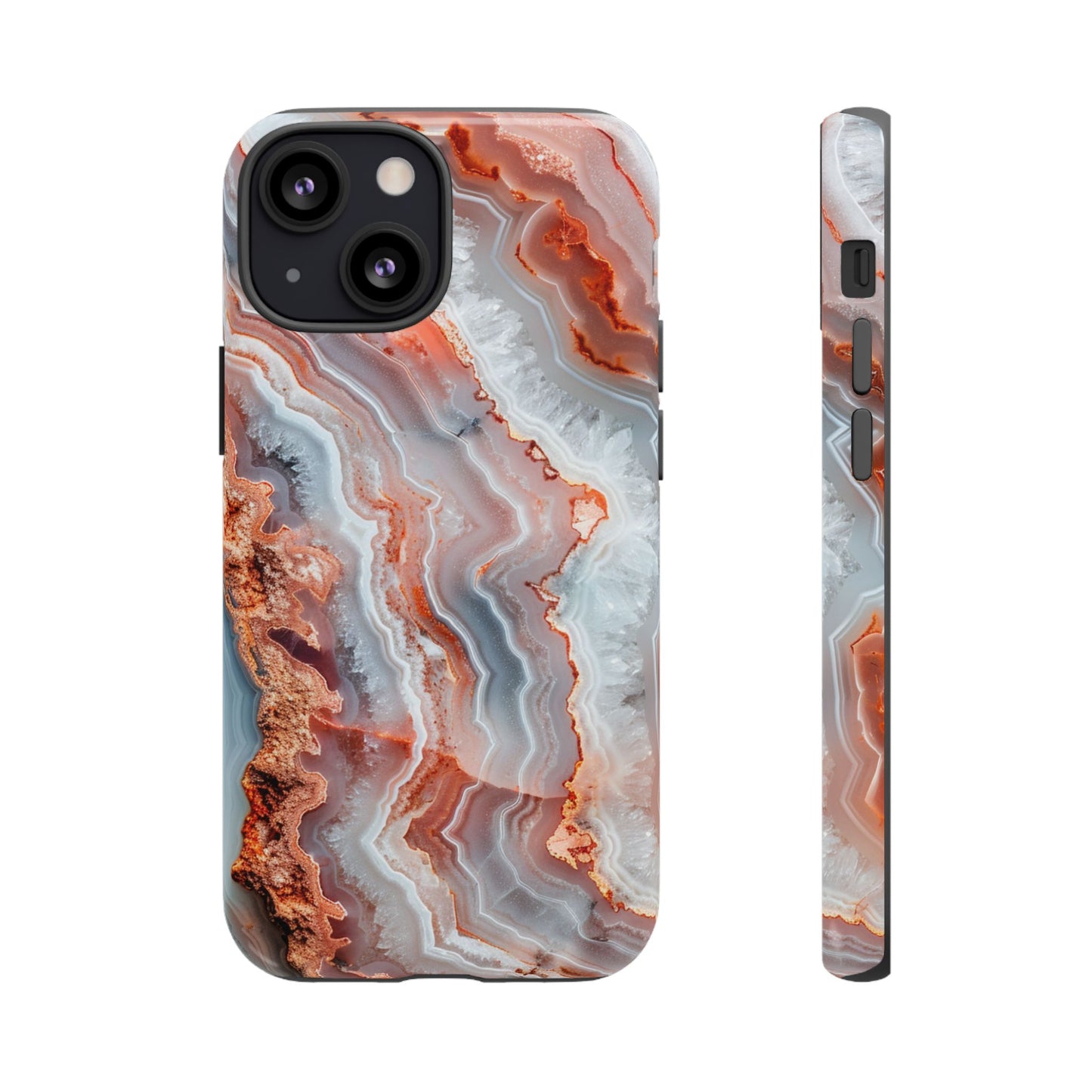 Rose Agate Currents – Tough iPhone Case