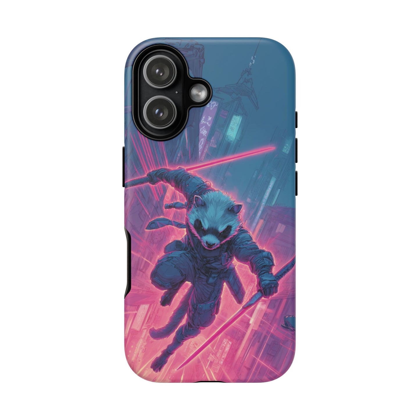 Cyberpunk Ferret - Tough iPhone Case