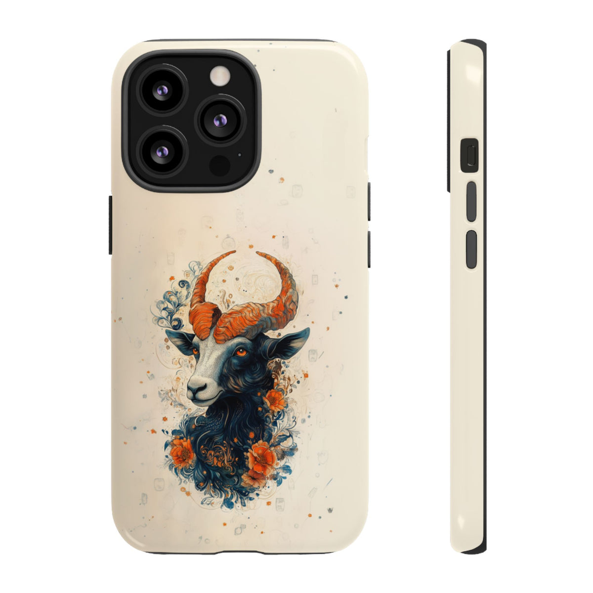 Capricorn Celestial Goat - Tough iPhone Case