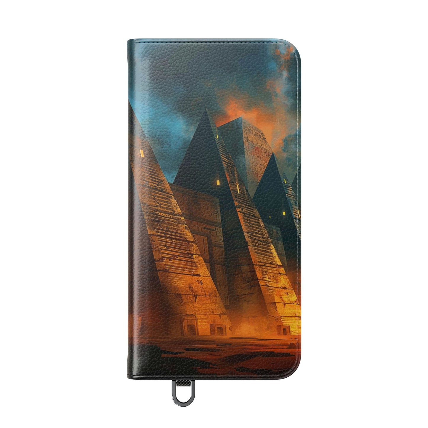 Ancient Egyptian Pyramids Sunset - Wallet Flip Case