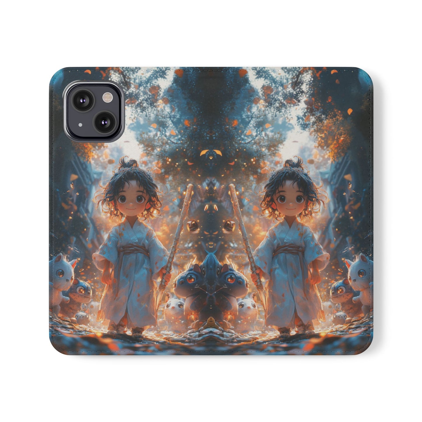 Forest Spirit Child - Wallet Flip Case