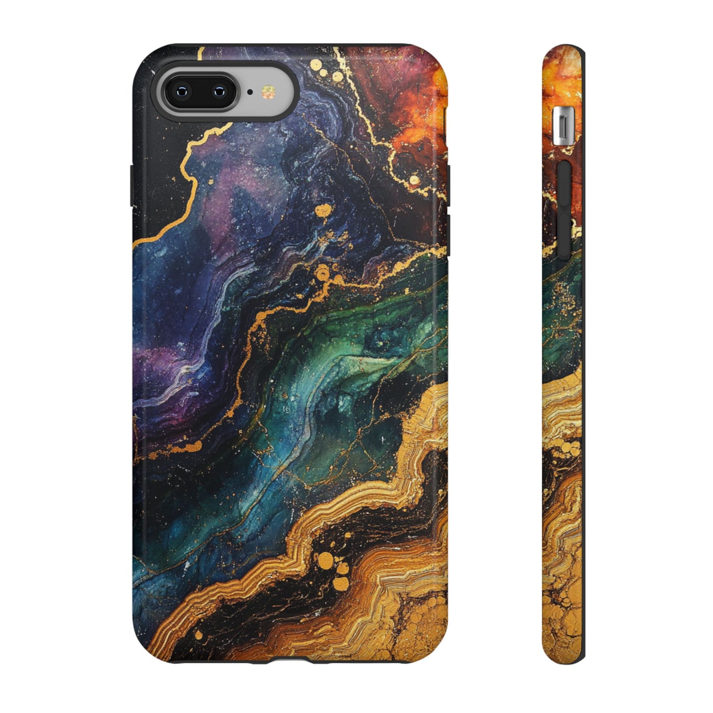 Cosmic Agate Veins – Tough iPhone Case