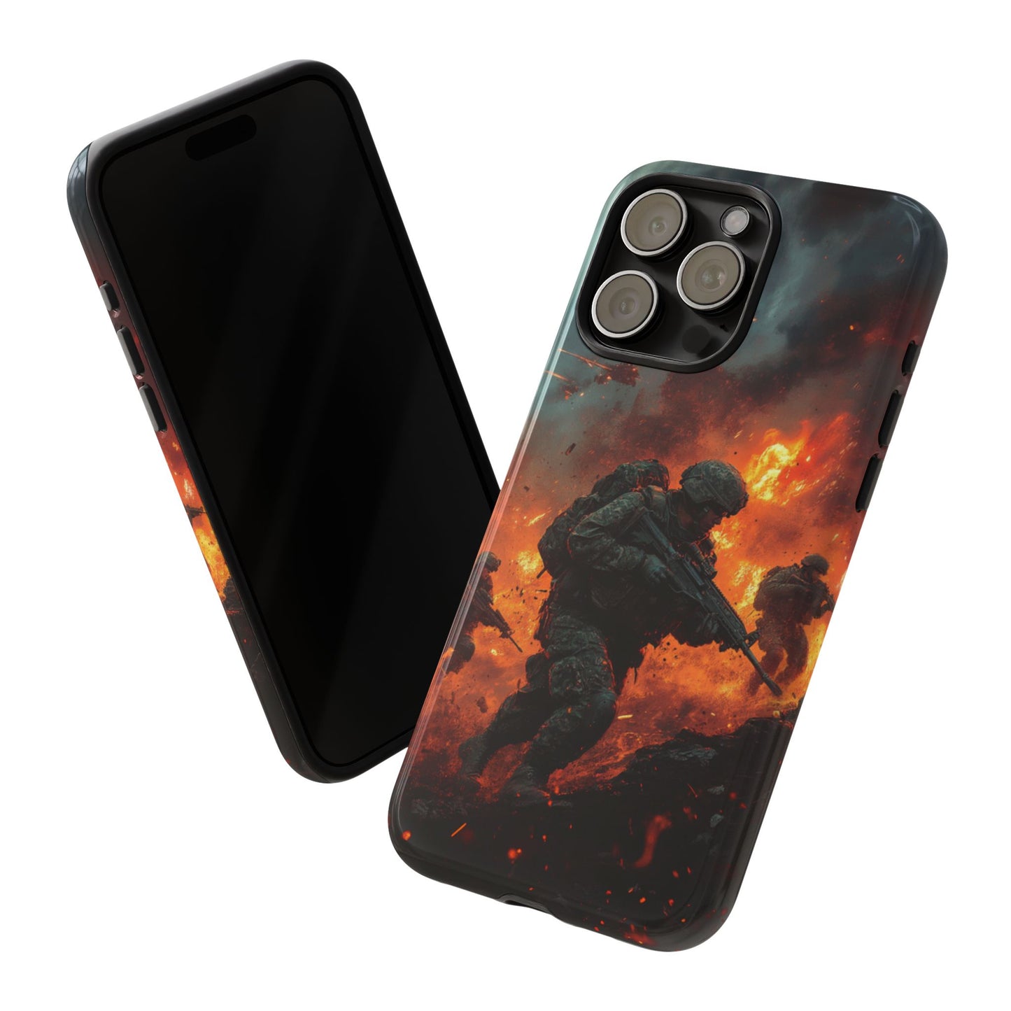 Epic Battlefield Soldier Phone Case - iPhone, Google Pixel, Samsung Galaxy