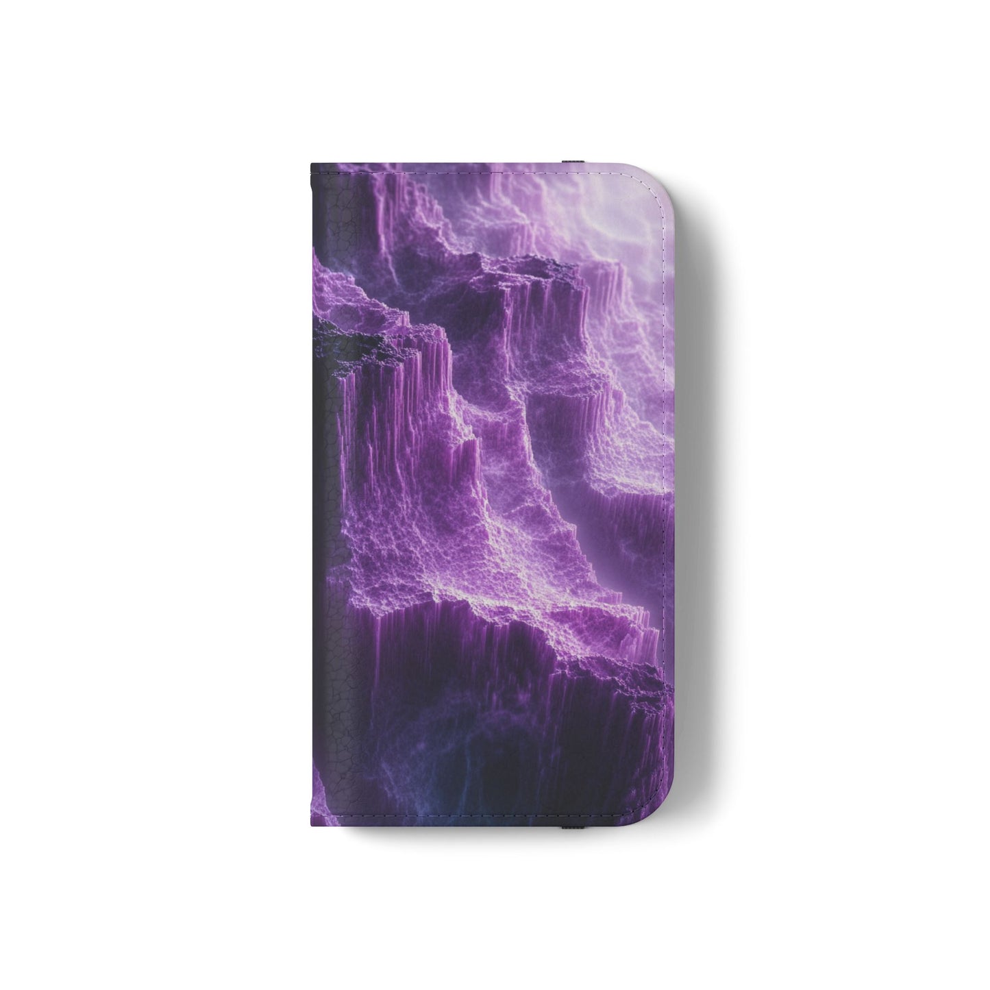 Purple Crystal Canyon - Wallet Flip Case