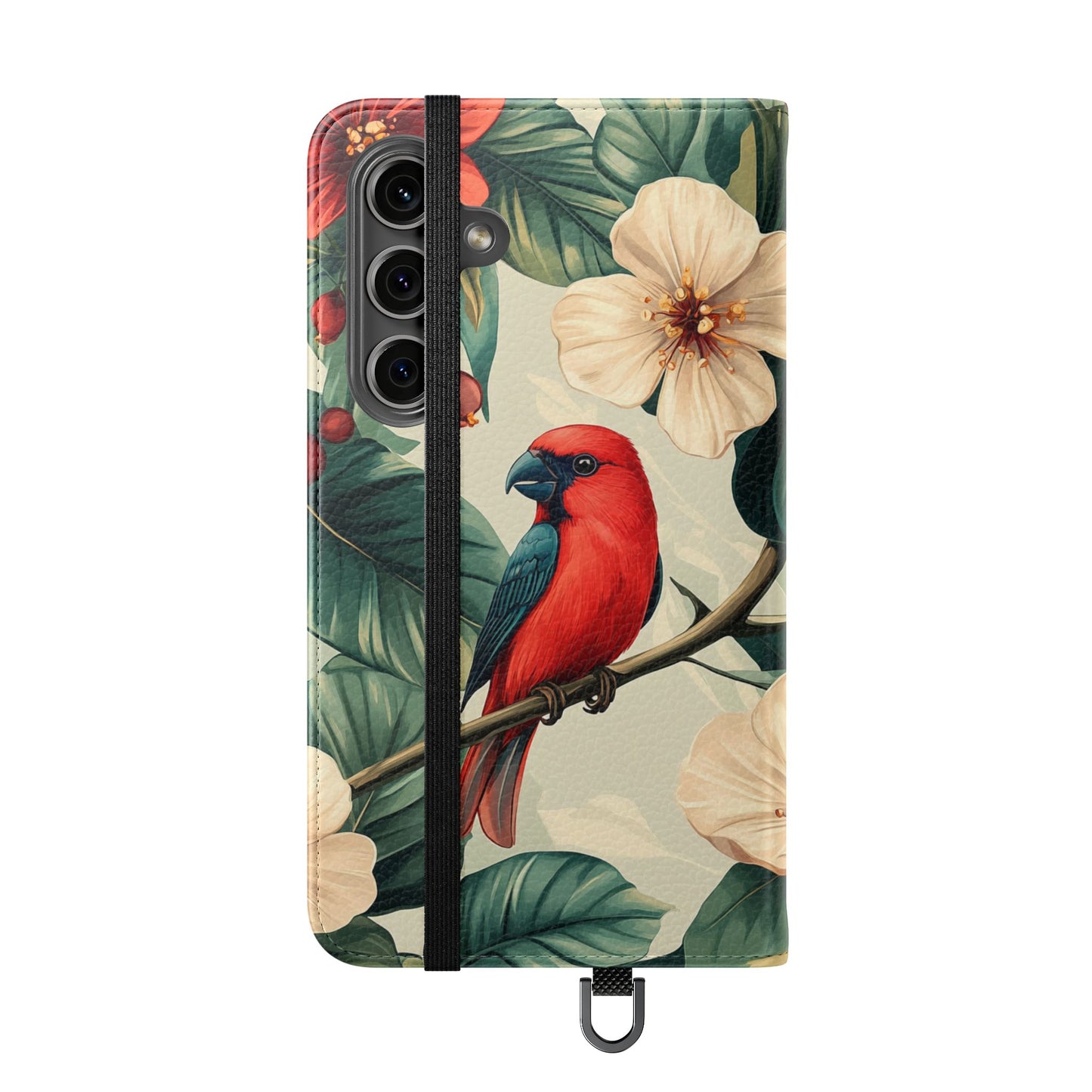 Scarlet Songbird - Wallet Flip Case