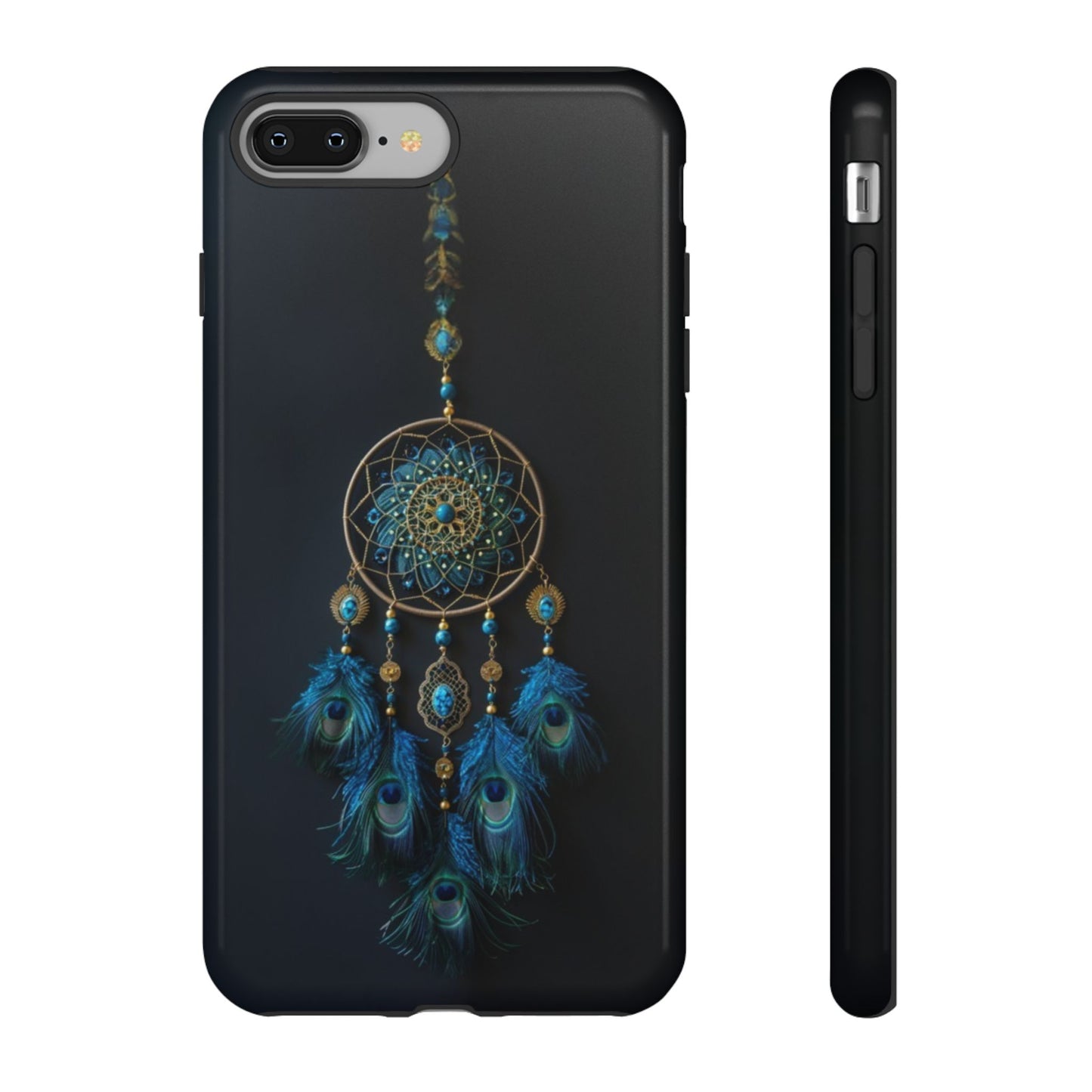 Peacock Feather Dreamcatcher - Tough iPhone Case