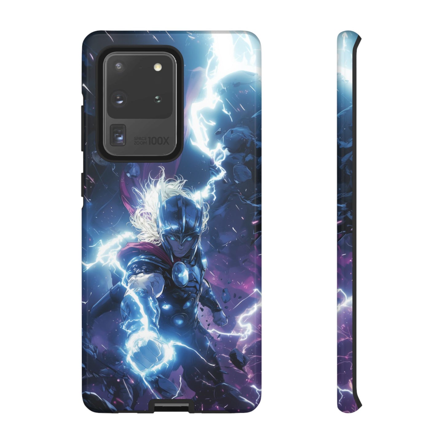 Lightning Fury: Thor Anime Action Phone Case - iPhone, Google Pixel, Samsung