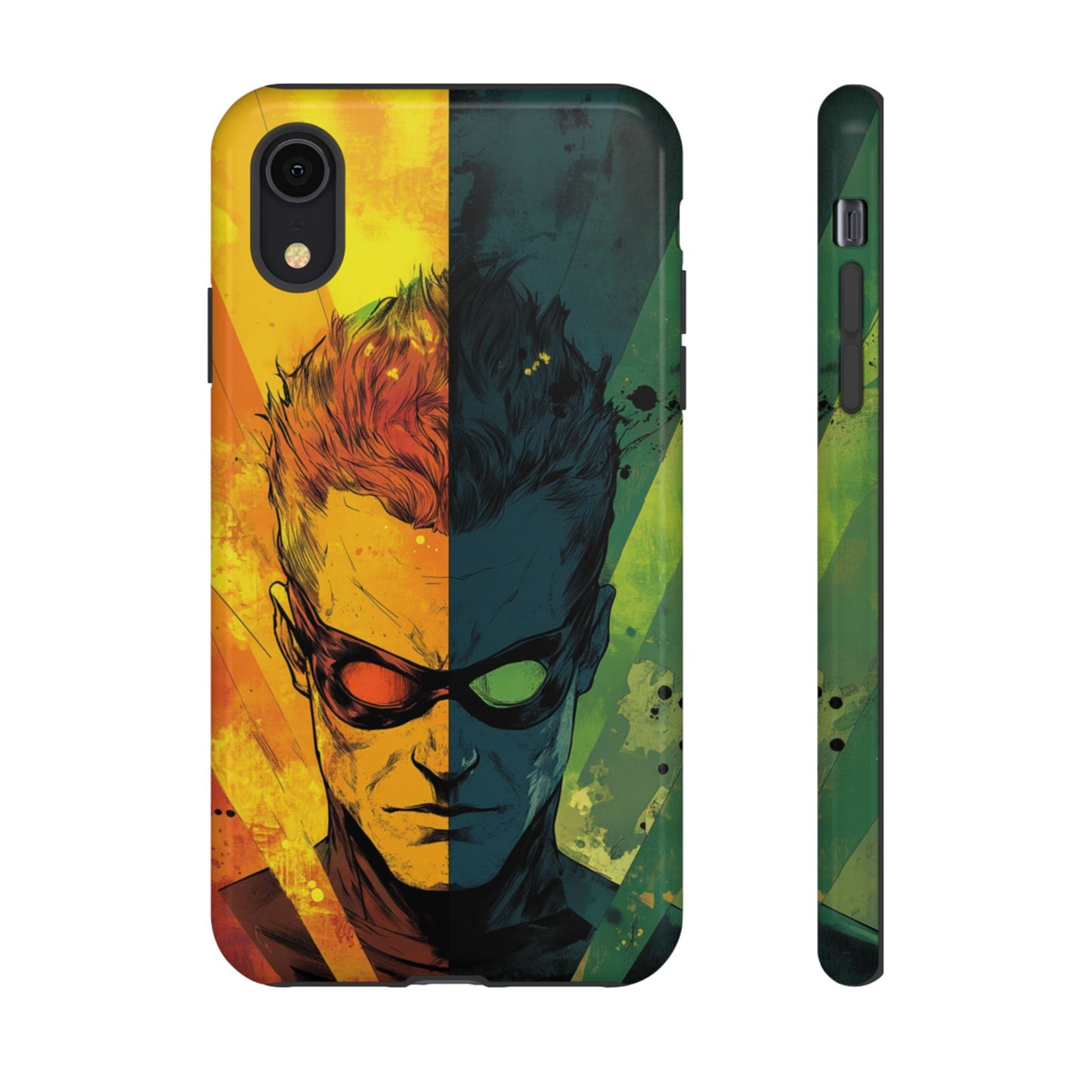 Split Spectrum Hero – Tough iPhone Case