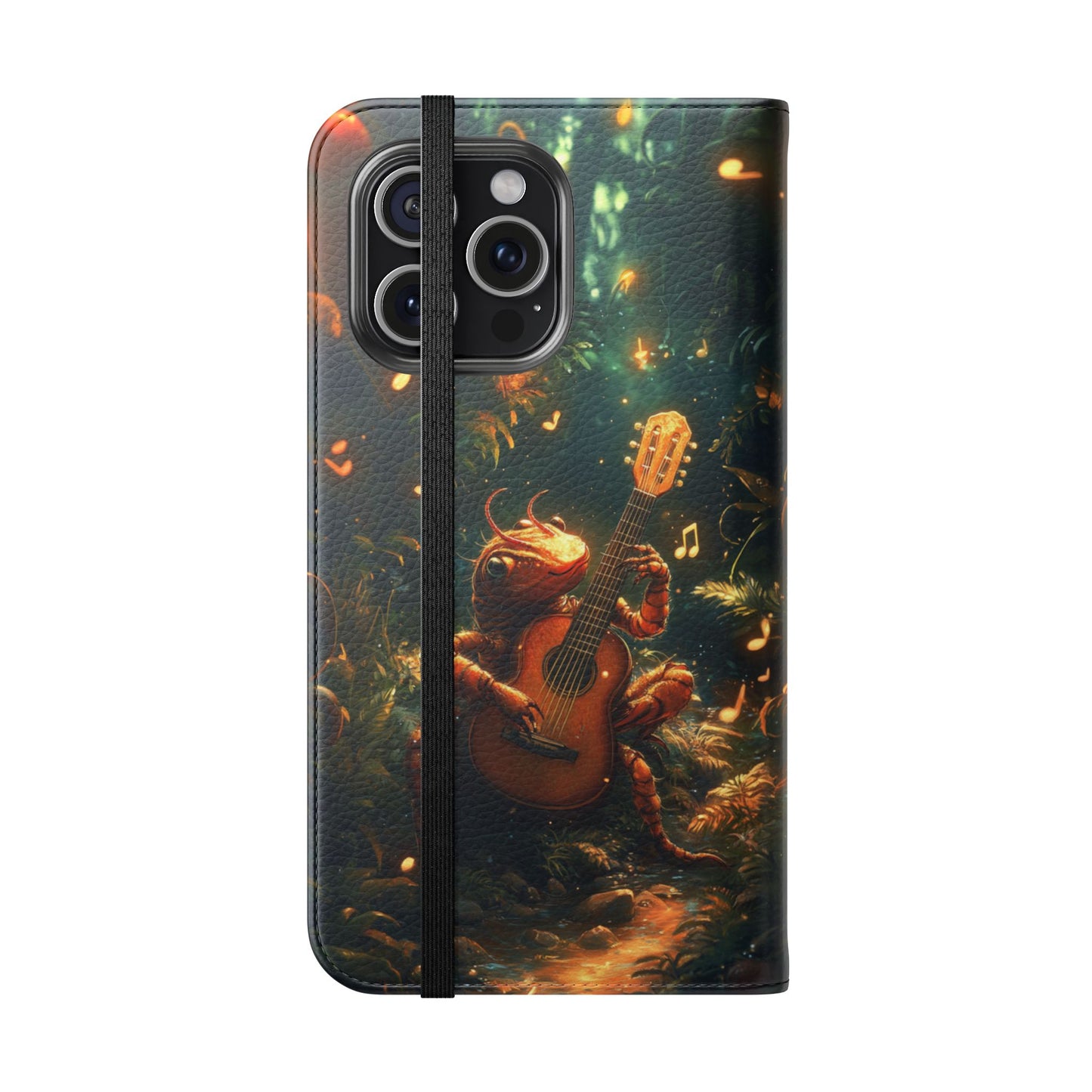 Serenade Forest Guitarist - Wallet Flip Case