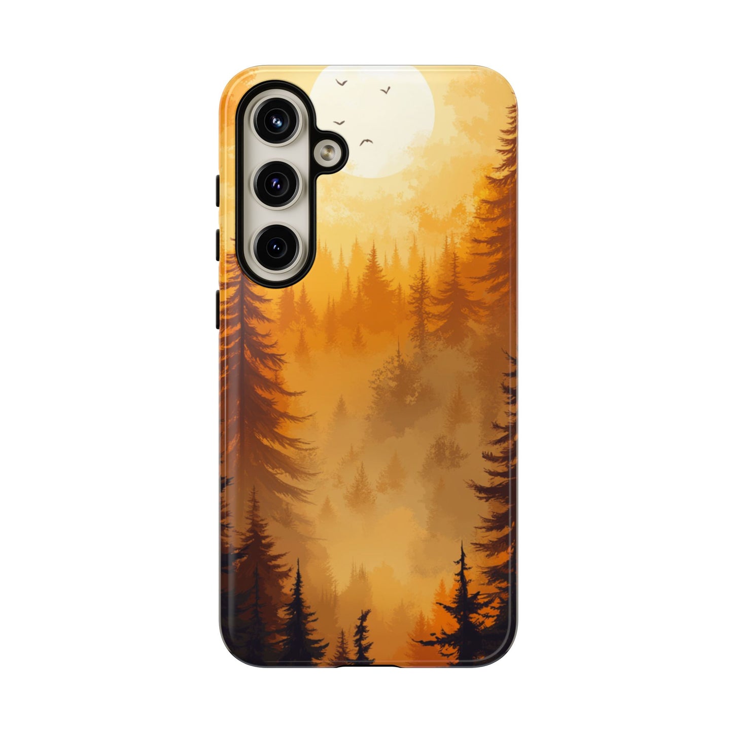 Golden Forest Silhouette – Tough Samsung Galaxy Case
