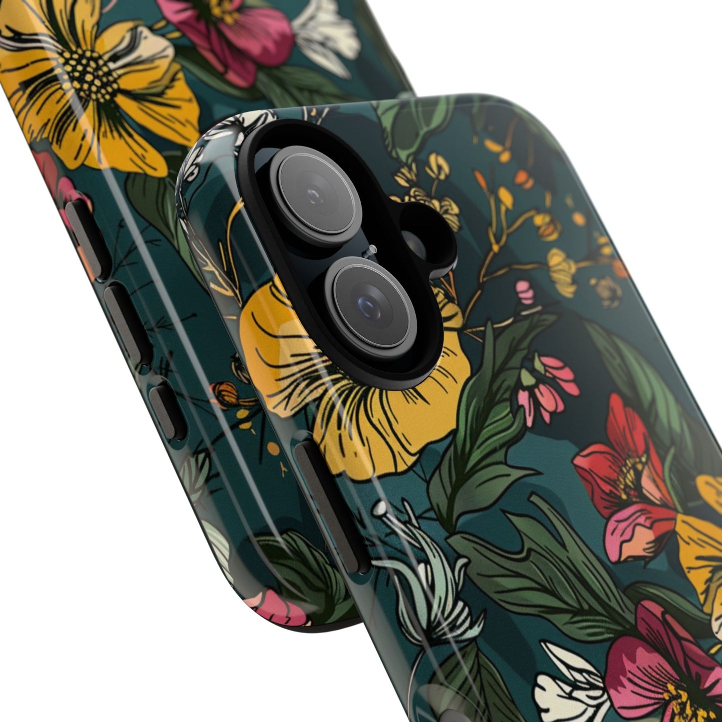 Vintage Floral Bloom – Tough iPhone Case
