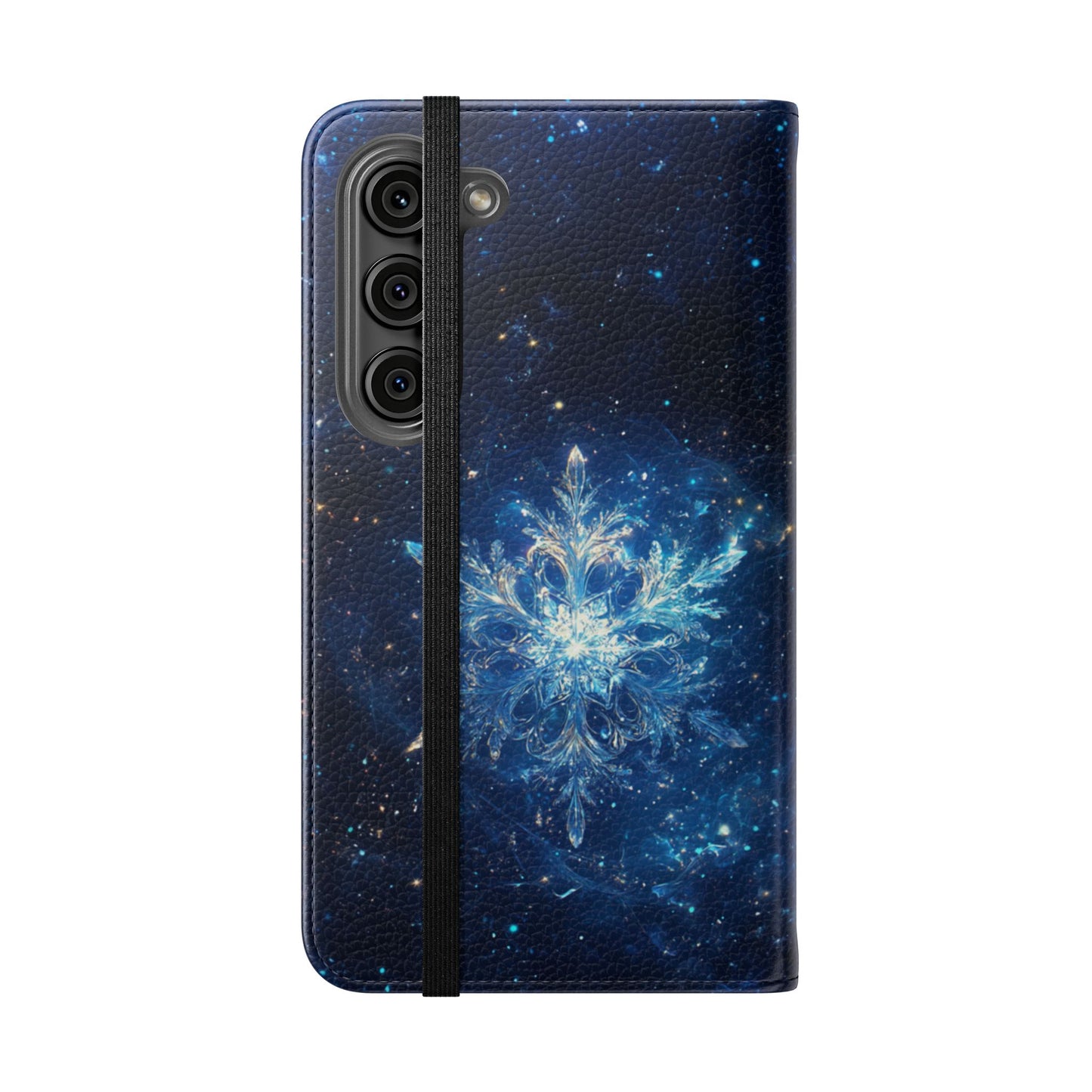 Cosmic Snowflake - Wallet Flip Case