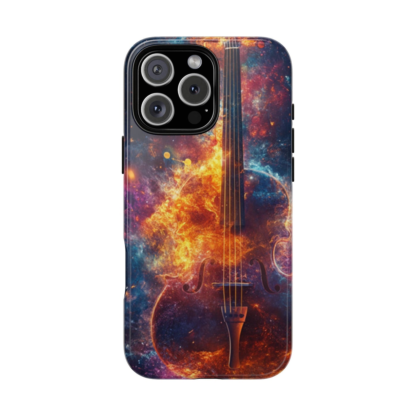 Fiery Violin Galaxy Phone Case – iPhone, Samsung, Google Pixel