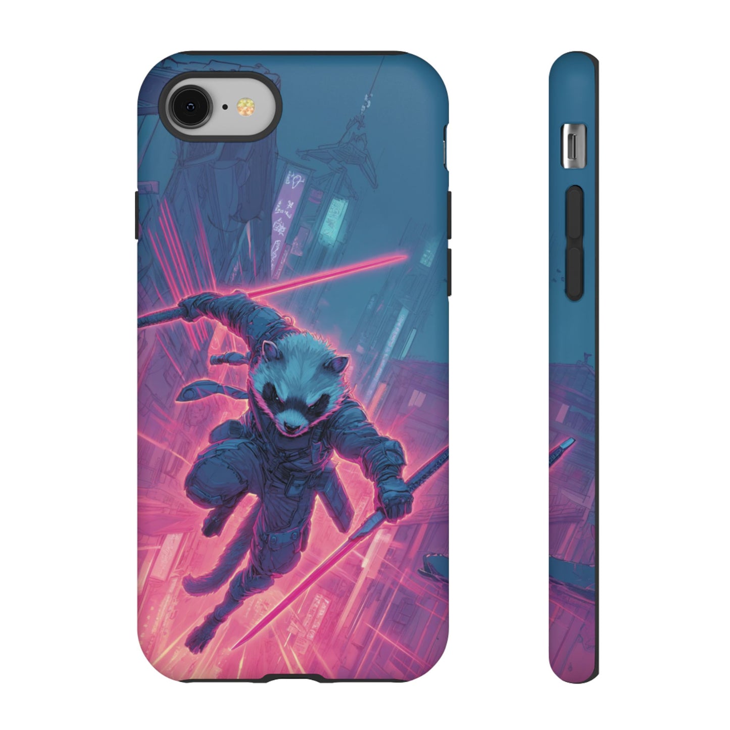 Cyberpunk Ferret - Tough iPhone Case