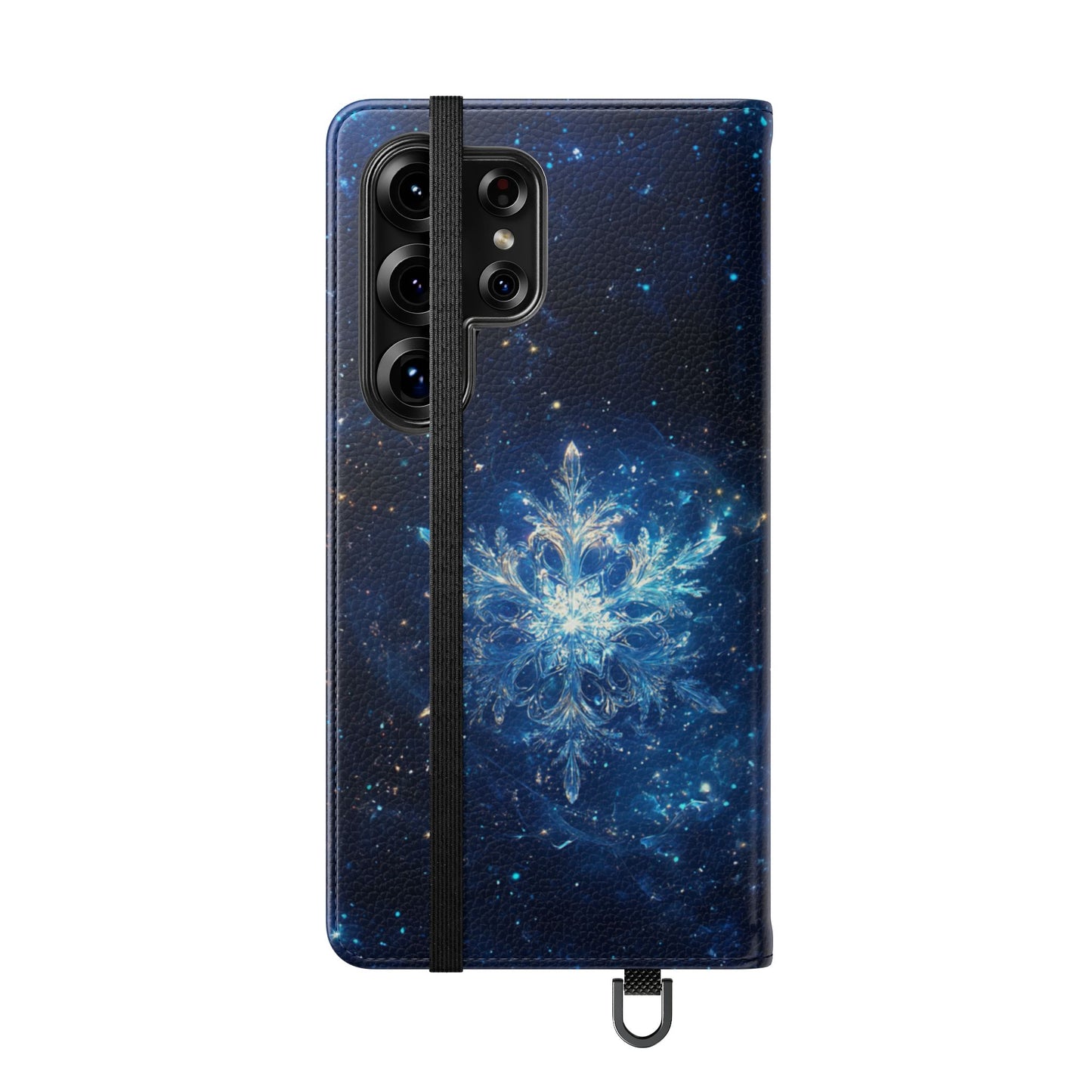 Cosmic Snowflake - Wallet Flip Case