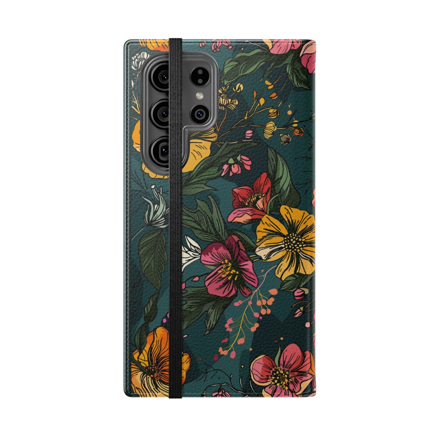 Vintage Floral Bloom - Wallet Flip Case