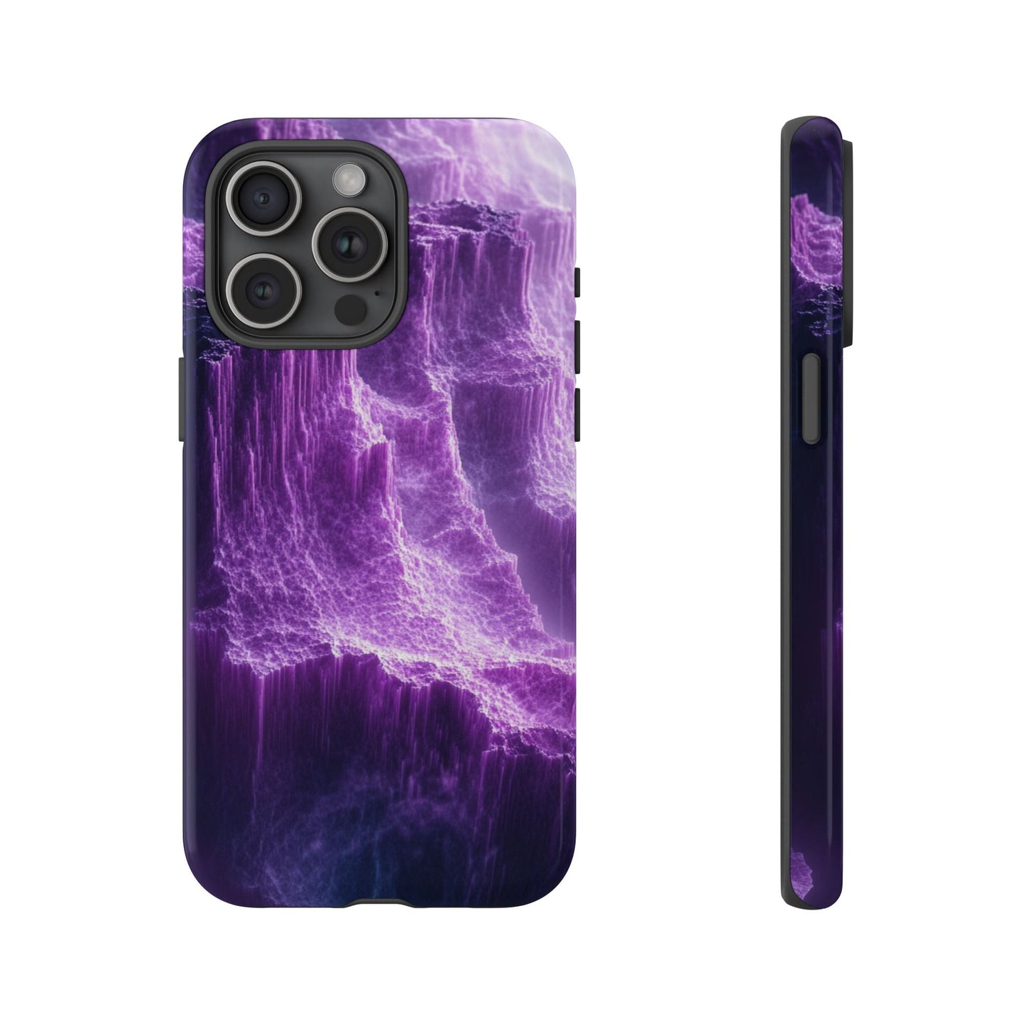 Purple Crystal Canyon - Tough iPhone Case
