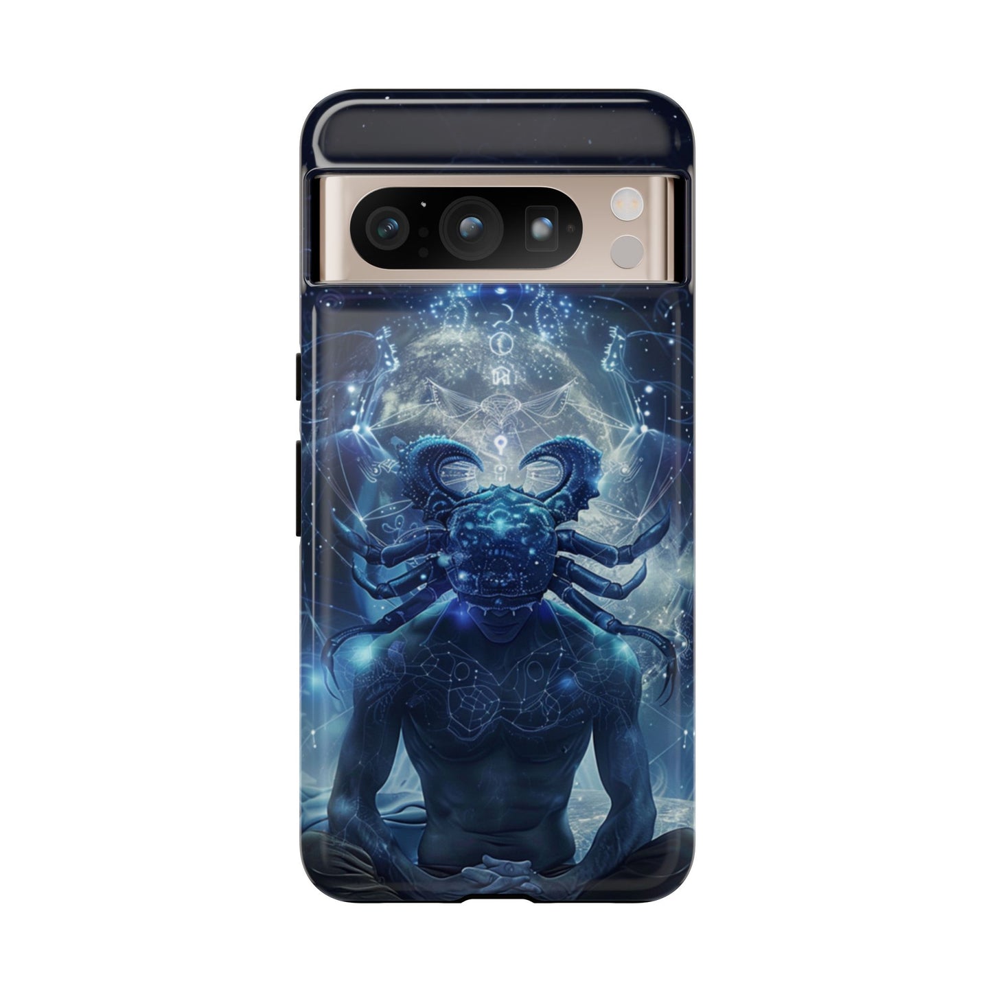 Celestial Cancer Guardian Phone Case – iPhone, Google Pixel, Samsung Galaxy