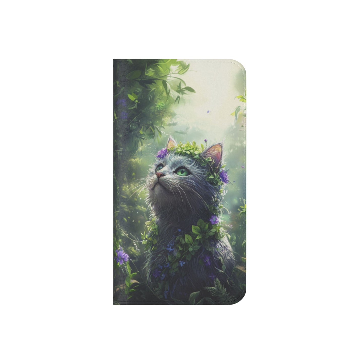 Forest Spirit Cat - Wallet Flip Case