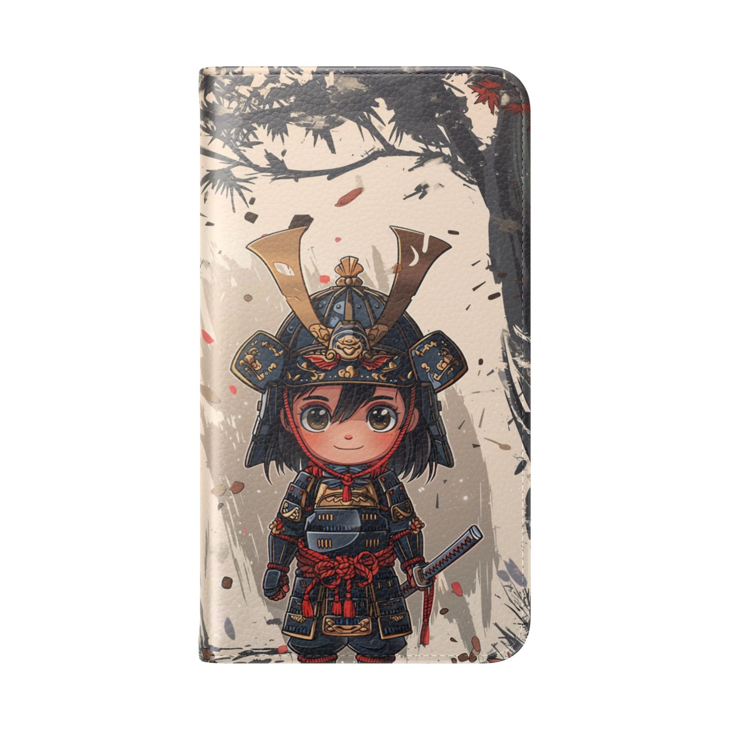 Chibi Samurai - Wallet Flip Case