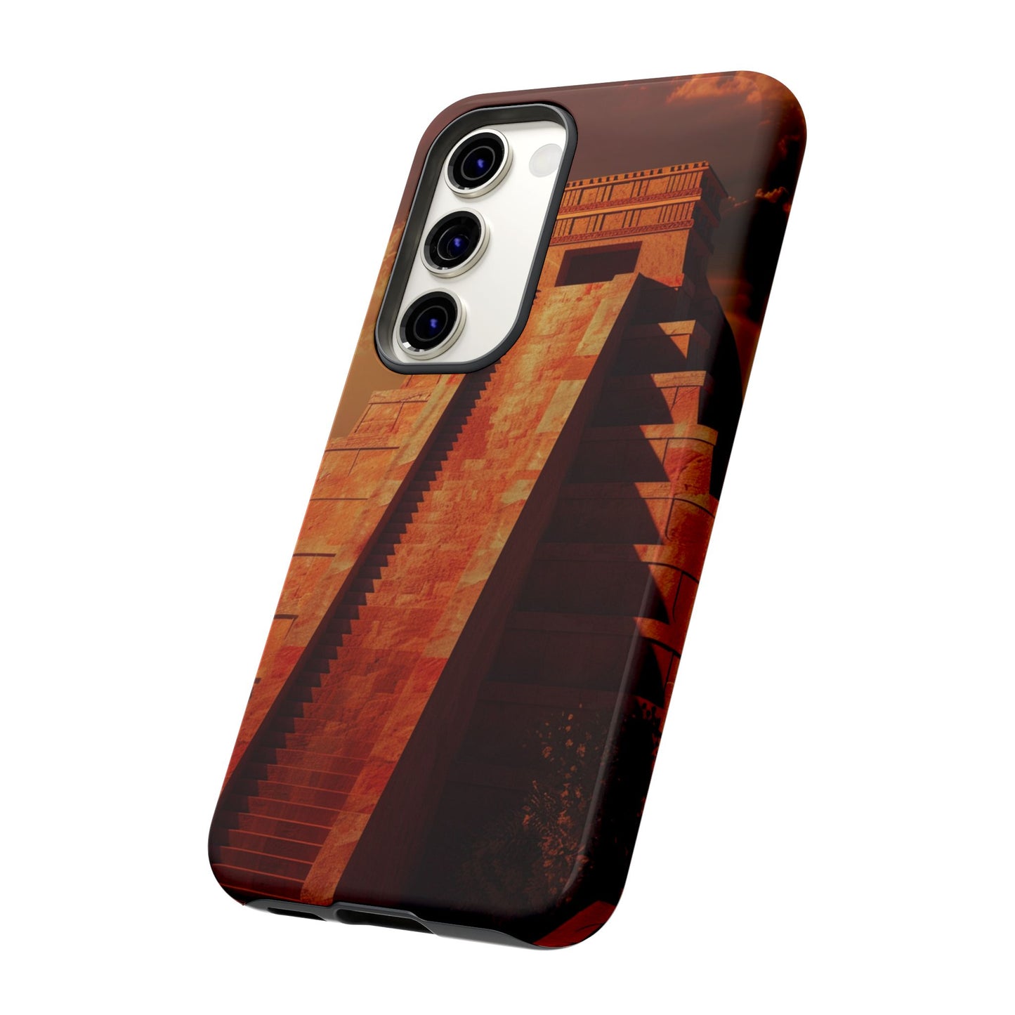 Mayan Pyramid Twilight Phone Case – iPhone, Google Pixel, Samsung Galaxy