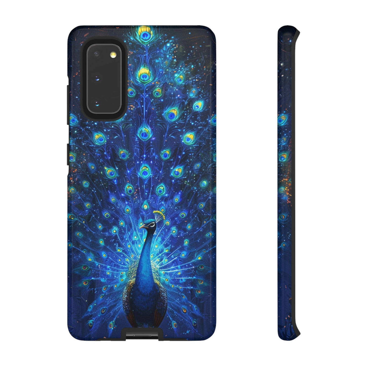 Starlit Peacock Majesty – Tough Samsung Galaxy Case