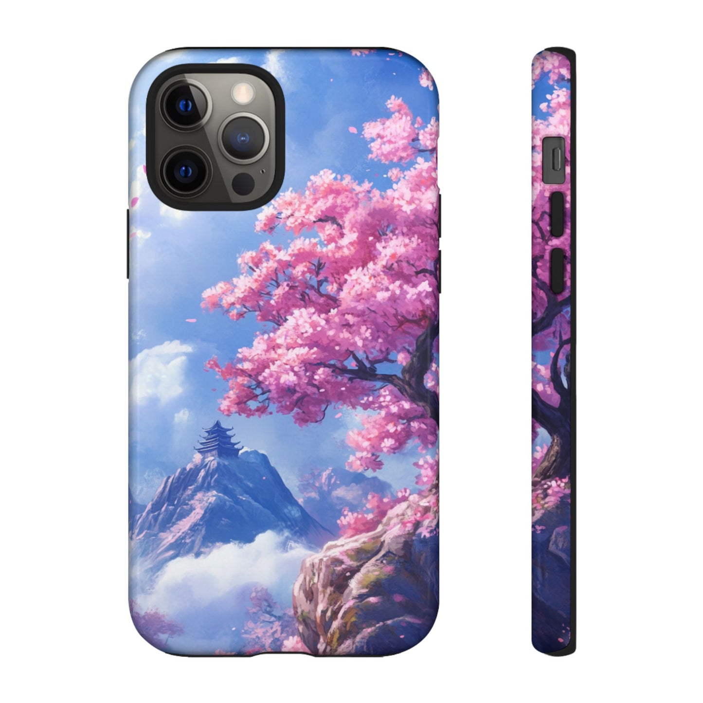 Sakura Sky Temple - Tough iPhone Case