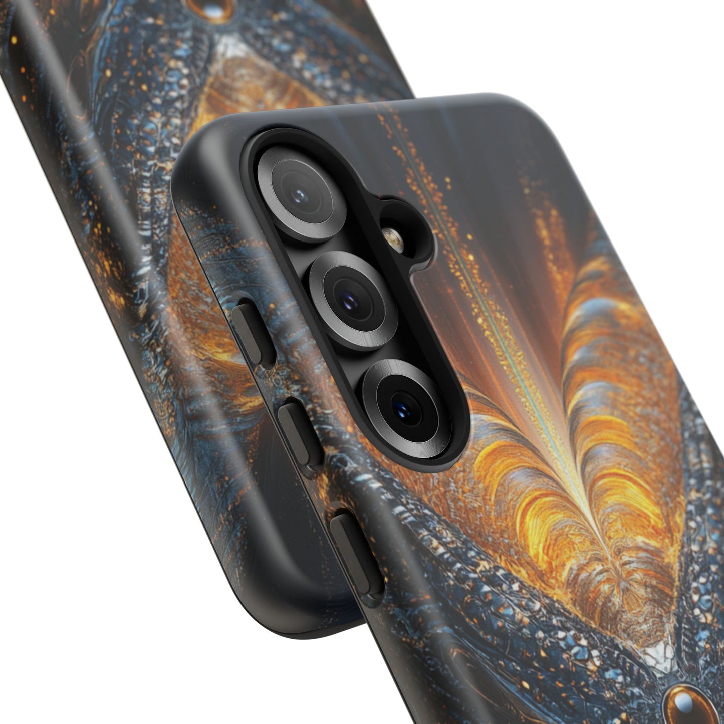 Obsidian Flare Fractal – Tough Samsung Galaxy Case