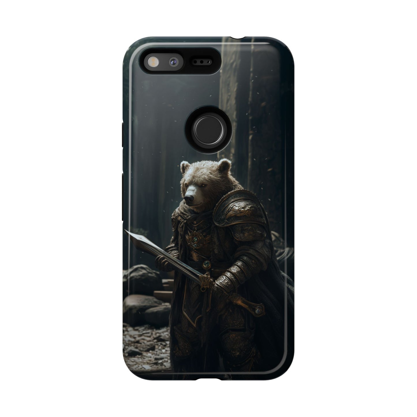 Medieval Bear Warrior Knight - Tough Google Pixel Case