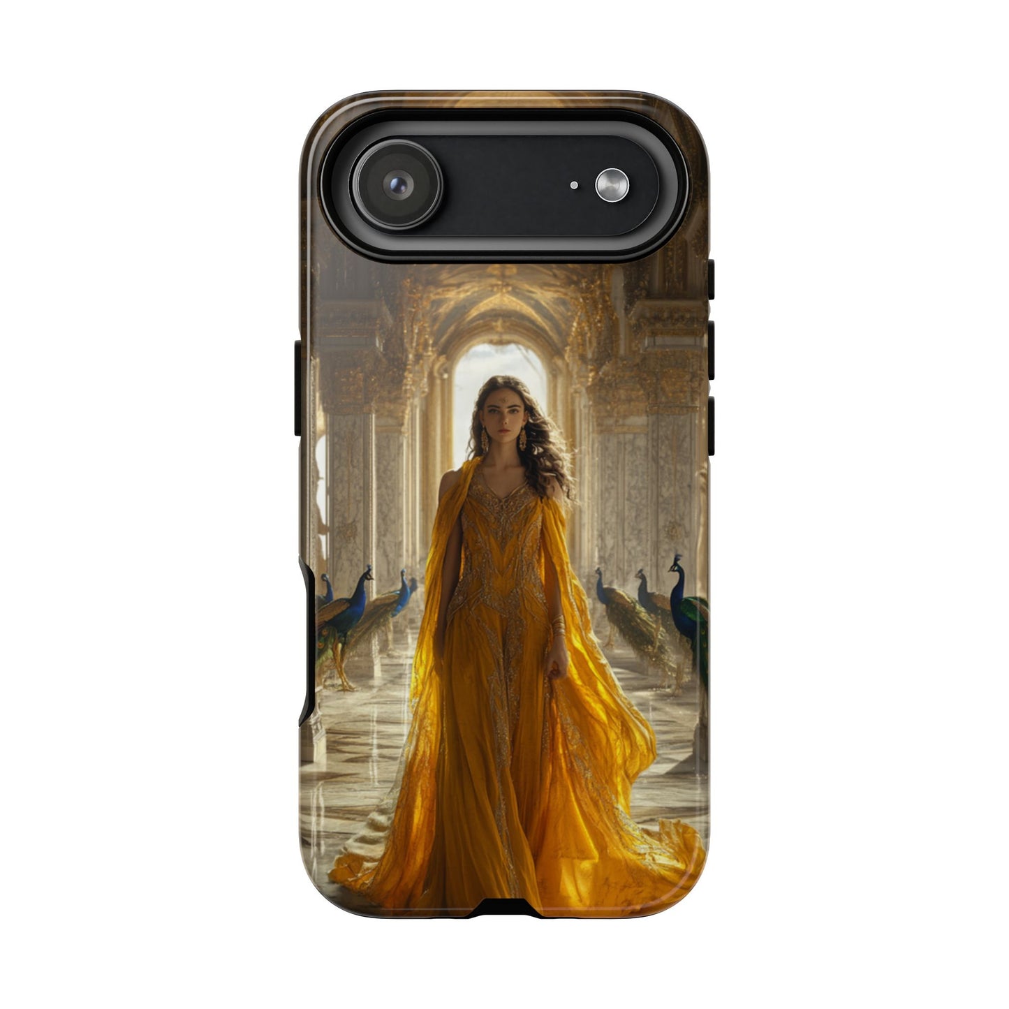 Hera Golden Palace Peacock Goddess - Tough iPhone Case