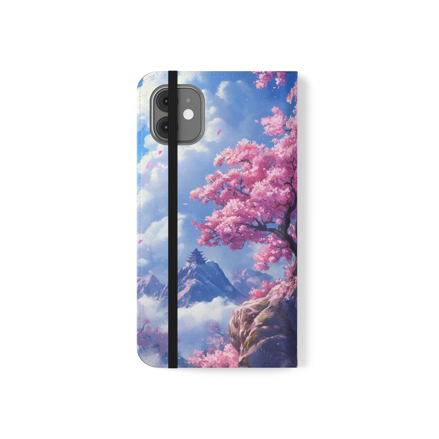 Sakura Sky Temple - Wallet Flip Case