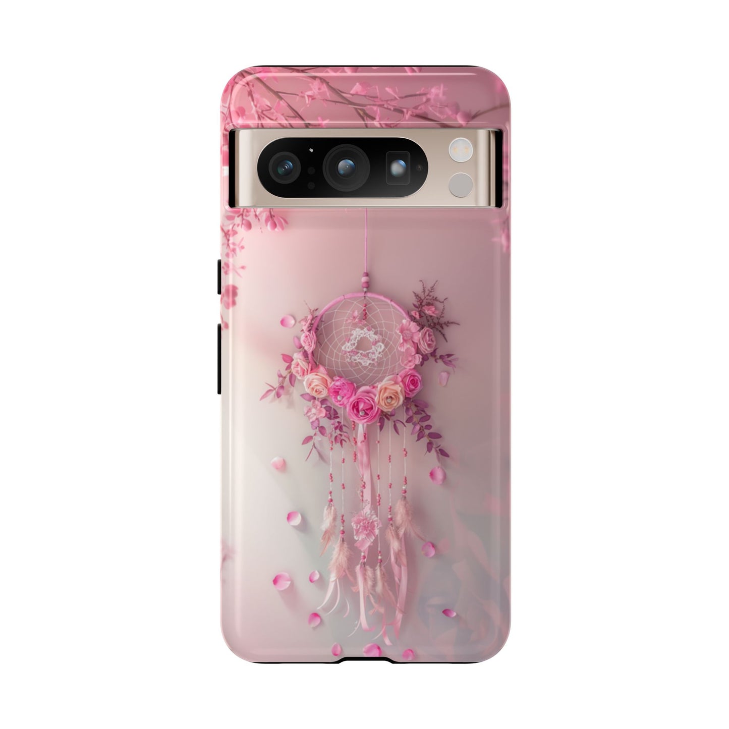 Pink Rose Dreamcatcher - Tough Google Pixel Case