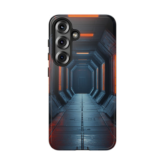 Red Alert Corridor – Tough Samsung Galaxy Case