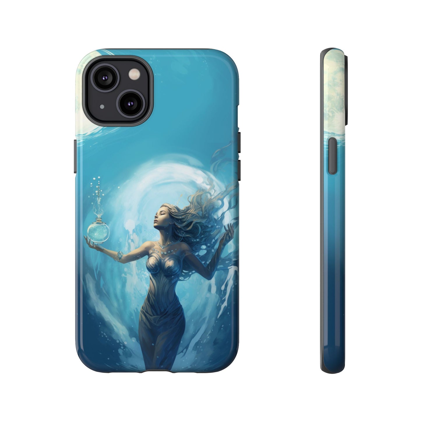 Aquarius Lunar Water Bearer Phone Case – iPhone, Google Pixel, Samsung Galaxy