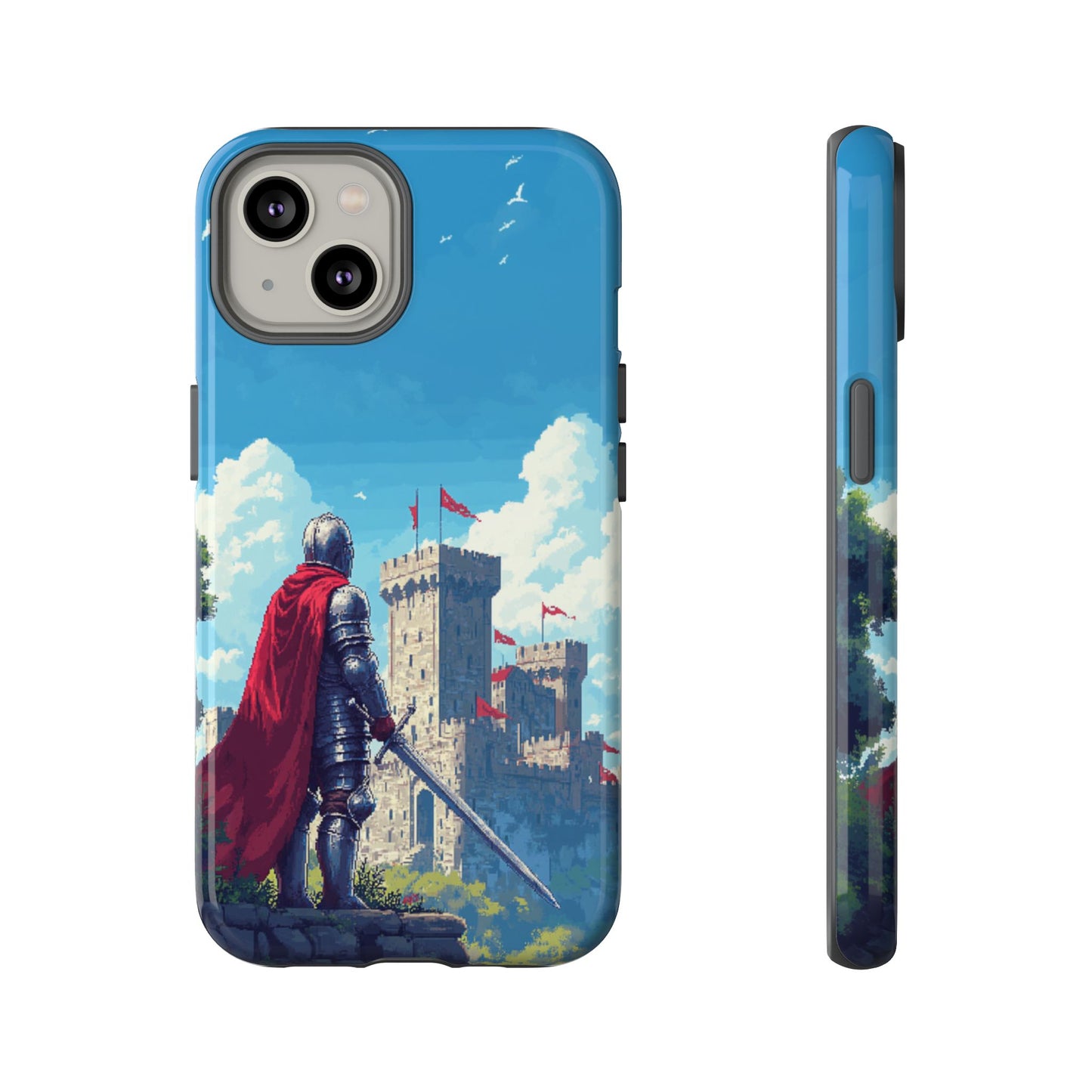 Pixel Knight Adventure Phone Case - iPhone, Google Pixel, Samsung Galaxy